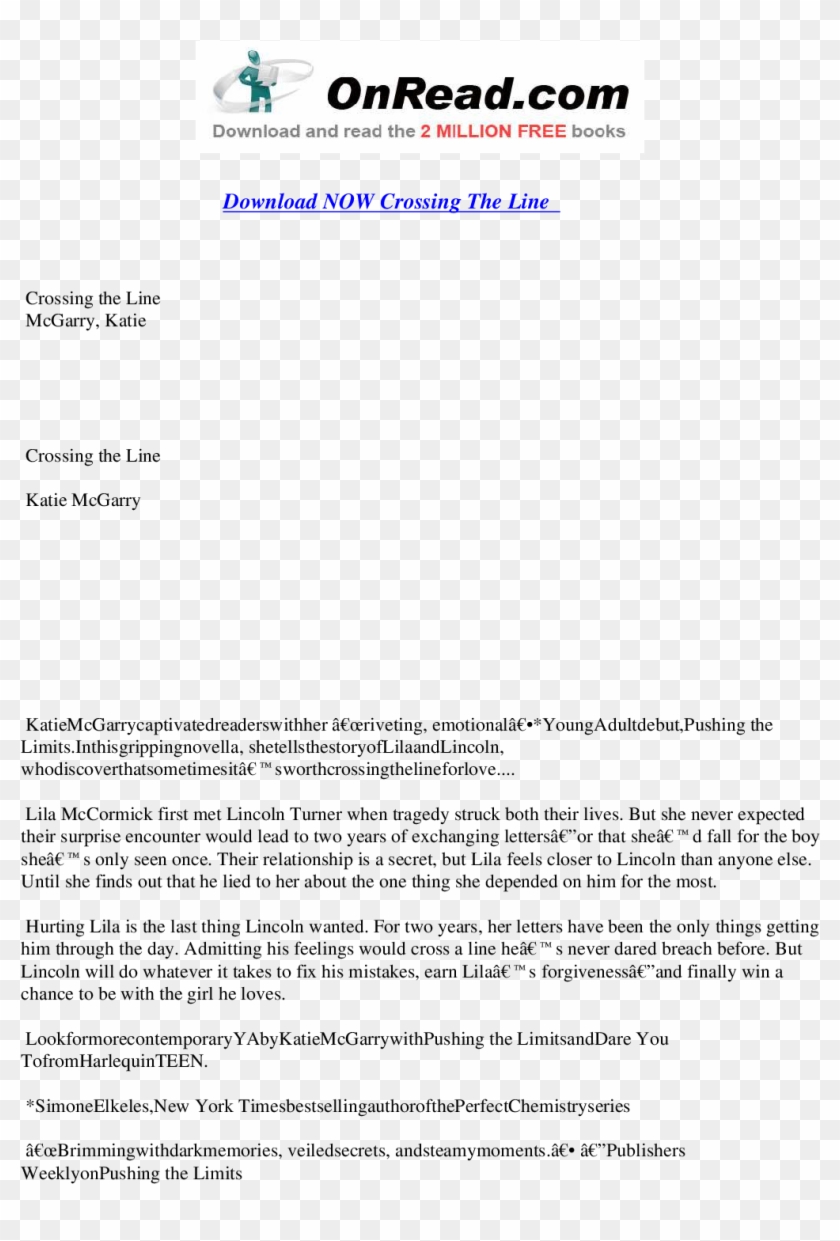 Pushing The Limits By Katie Mcgarry Pdf Form Fillable - Ejemplos De Informe Cientifico Clipart