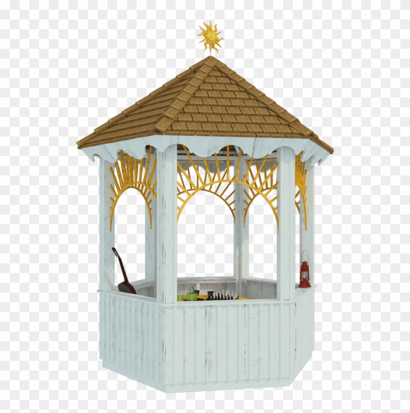 Wooden Gazebo Plans Nefertiti - Gazebo Clipart