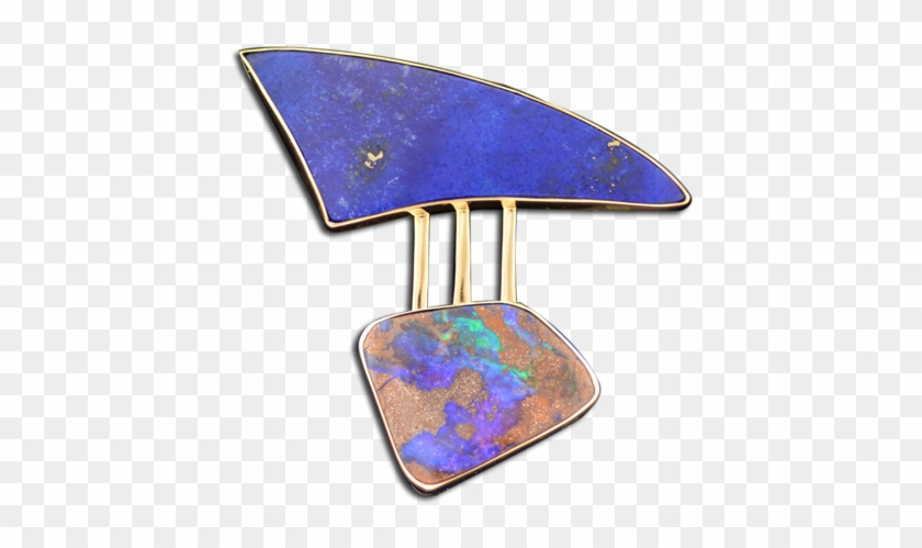 Lapis Lazulite/boulder Opal Courtney Design - Pendant Clipart #5972324