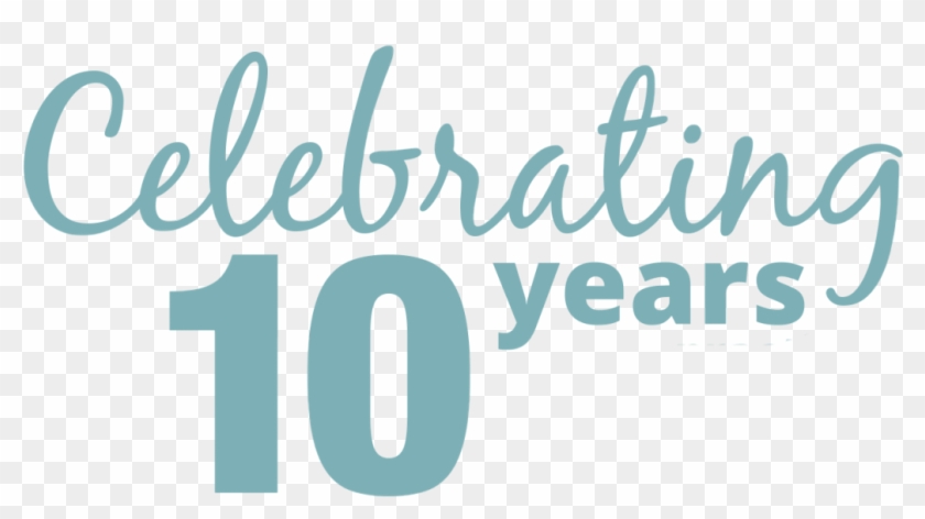 Celebrating 10 Years Clipart