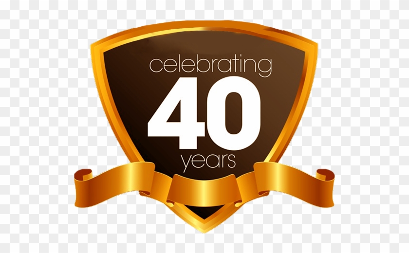 Celebrating 40 Years - Celebrating 40 Years Logo Clipart