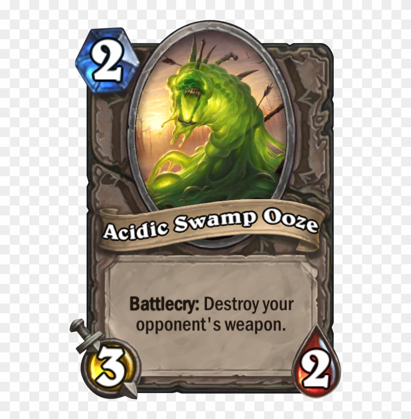 Acidic Swamp Ooze - Hearthstone Card Clipart