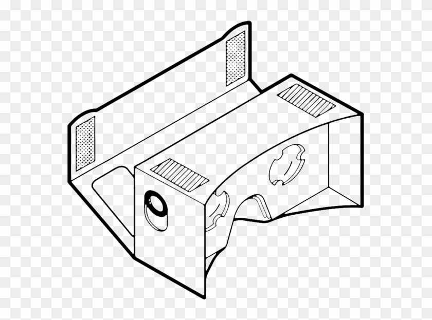 Google Cardboard Wireframe Clipart #5973815