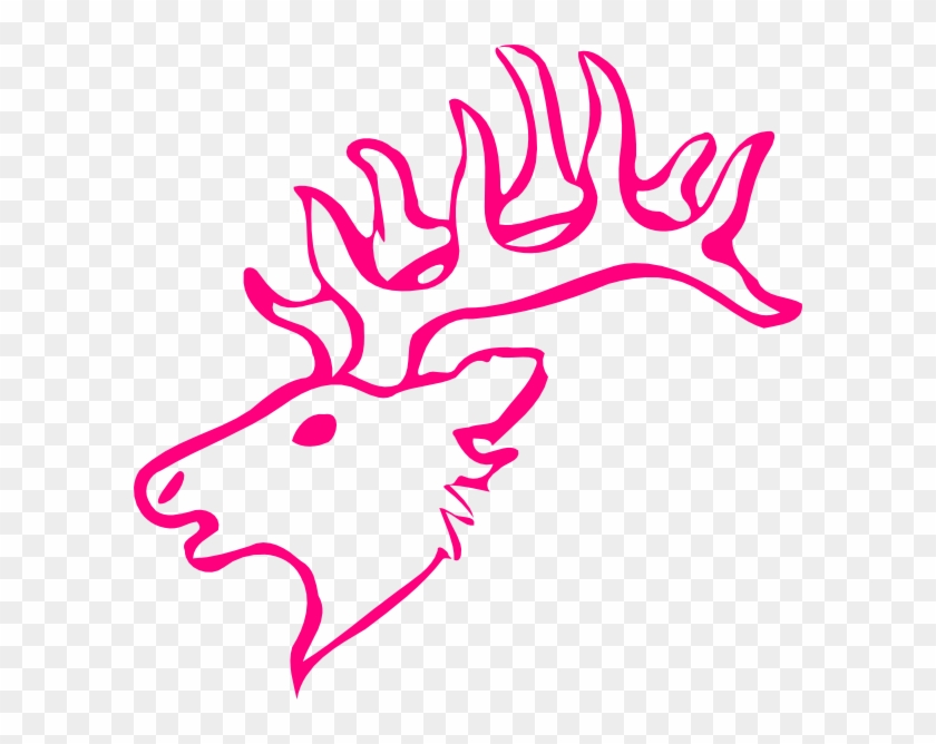 Small - Easy To Draw Elk Clipart #5974041