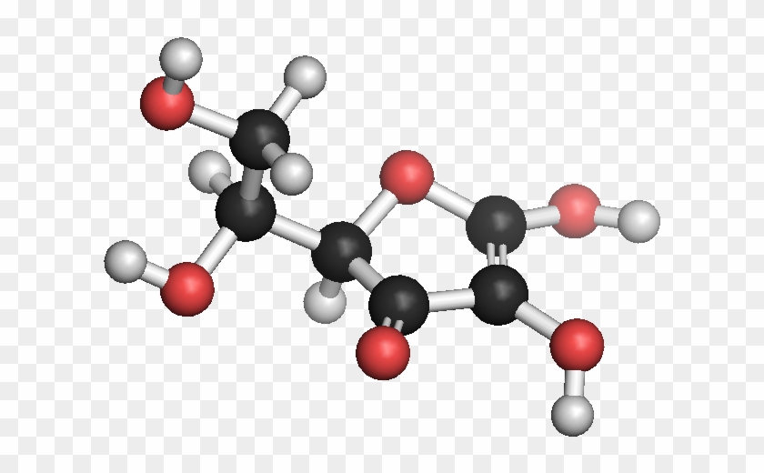 Ascorbic Acid 3d Model - Ascorbic Acid 3d Structure Clipart
