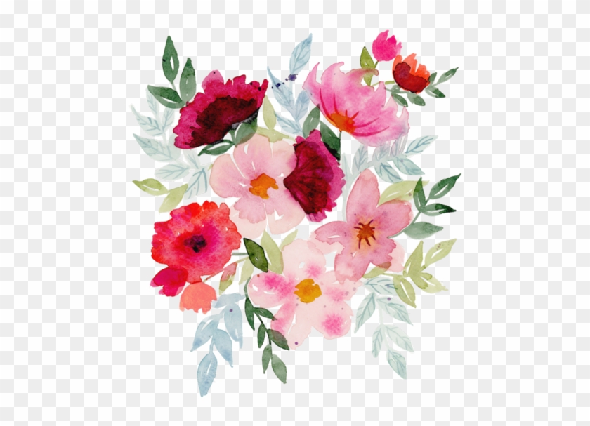 Floral Print Png - Flower Picture To Print Clipart