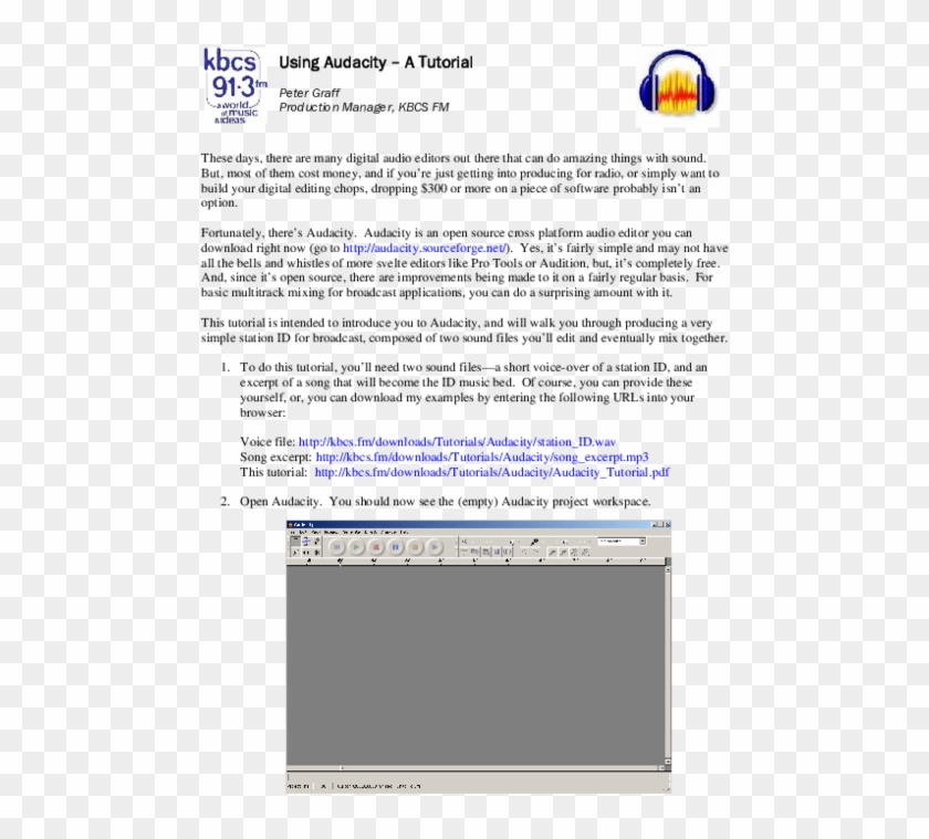 Pdf - Audacity Clipart