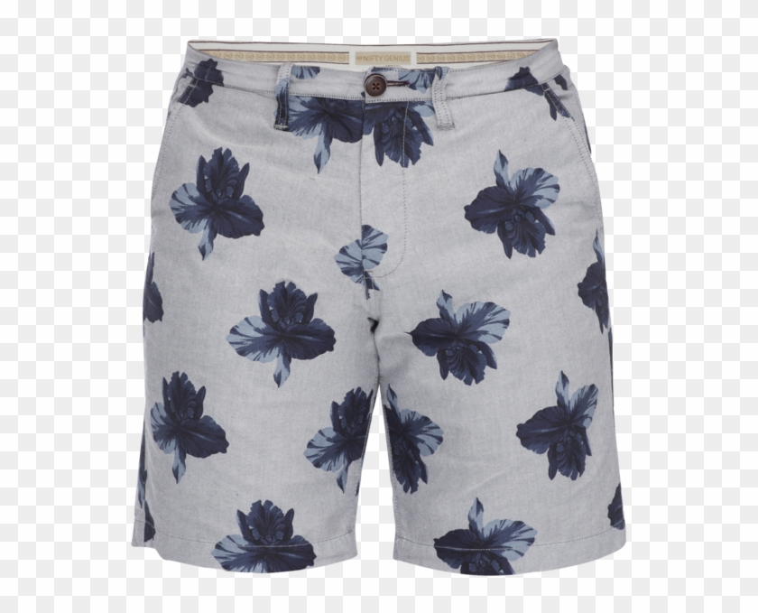 Morgan Bermuda Short In Floral Print - Board Short Clipart #5976273