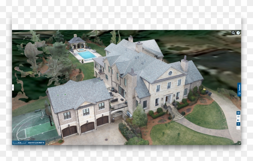 3d Model - - Mansion Clipart #5976434