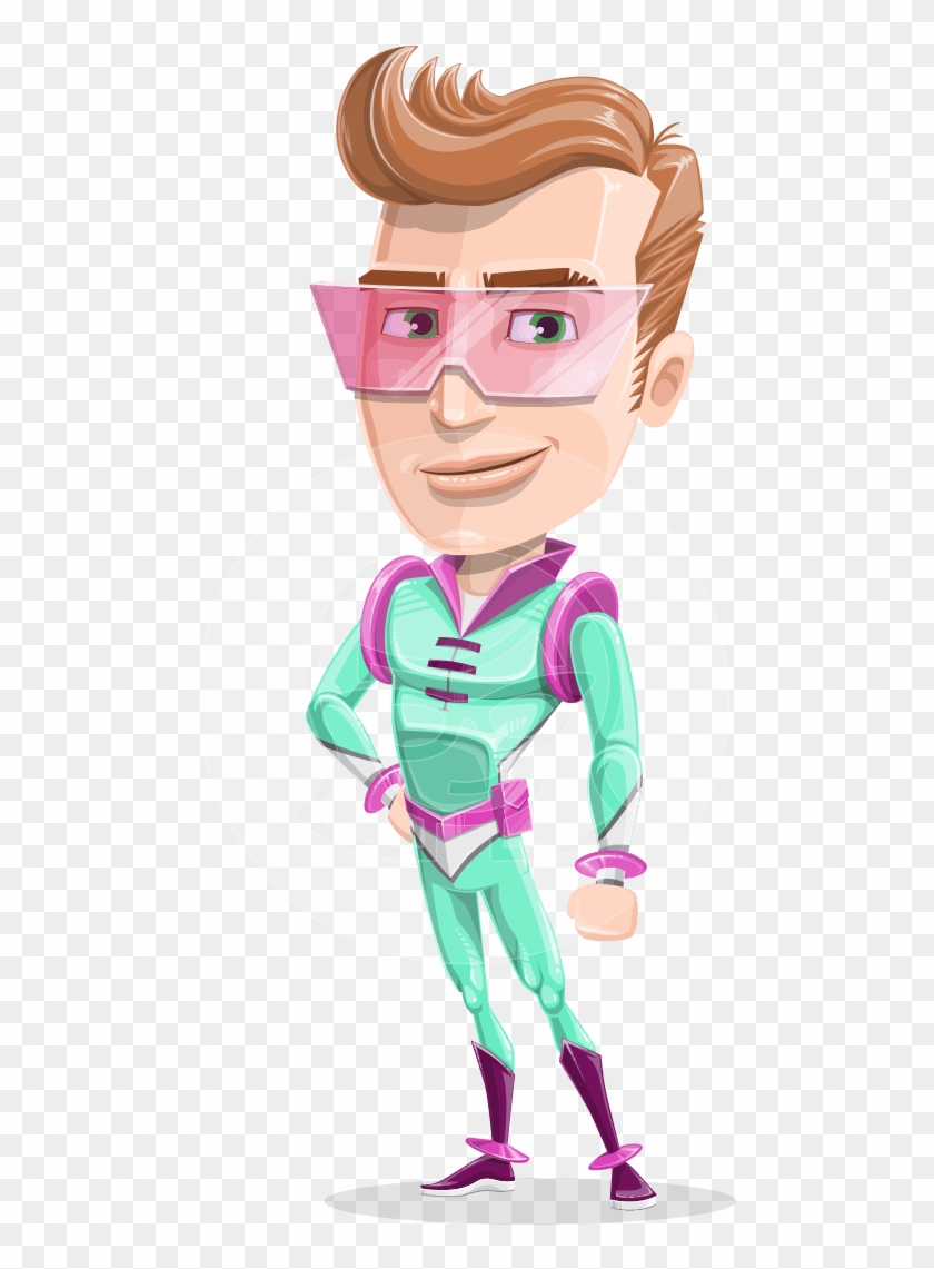 Graphic Royalty Free Library Man Confused Clipart - Futuristic Person Clipart - Png Download #5976947