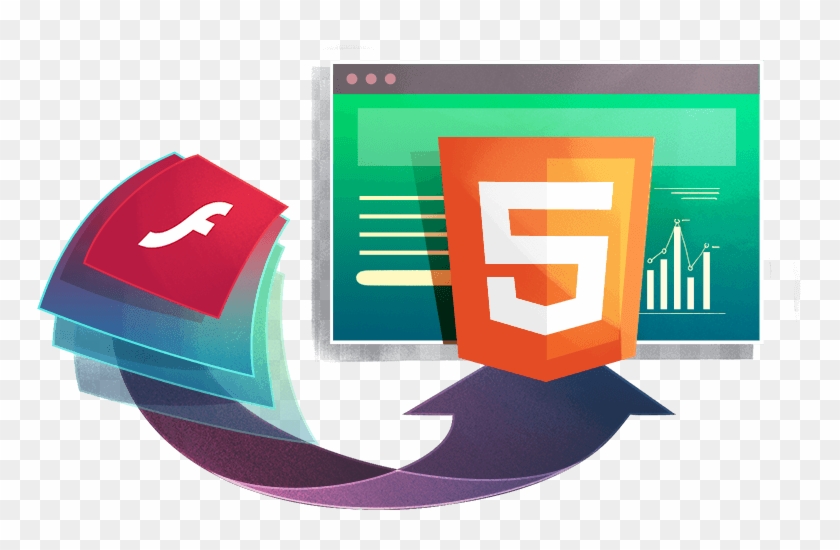 Flash To Html5 Image - Flash To Html5 Conversion Clipart #5977042