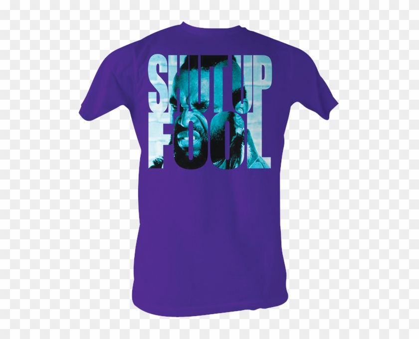 Shut Up Fool Male T-shirt - Active Shirt Clipart #5977163