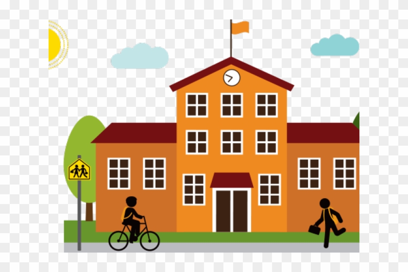 School House Graphics - School Graphic Transparent Clipart