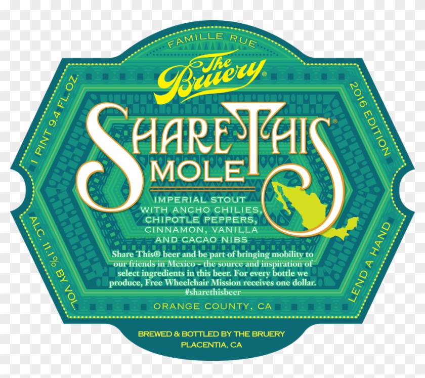The Bruery Share This Mole - Bruery Share This Mole Clipart