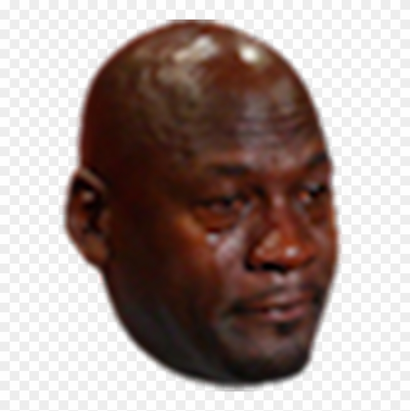 Kanye Head Png - Crying Jordan Sticker Clipart