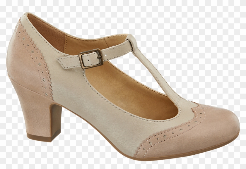 Graceland Zapato De Tacón Estilo Oxford - Zapatos Medio Tacon De Mujer Clipart