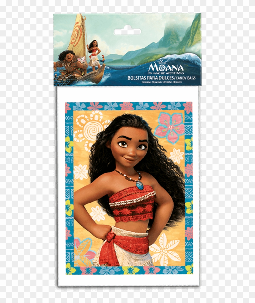 Moana , Bolsa P/dulces De Plástico C/25 Pzas - Party City Moana Balloons Clipart