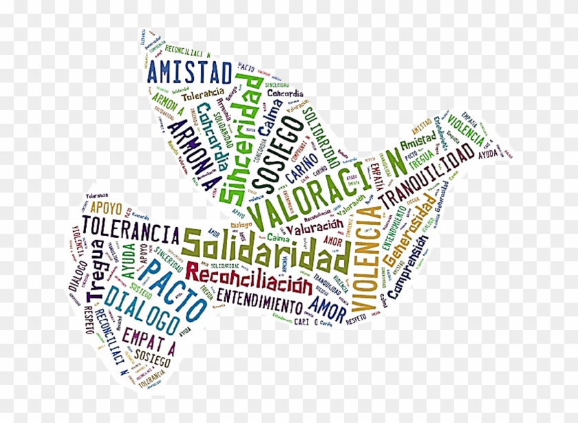 Paloma De La Paz - Paloma De Los Derechos Humanos Clipart