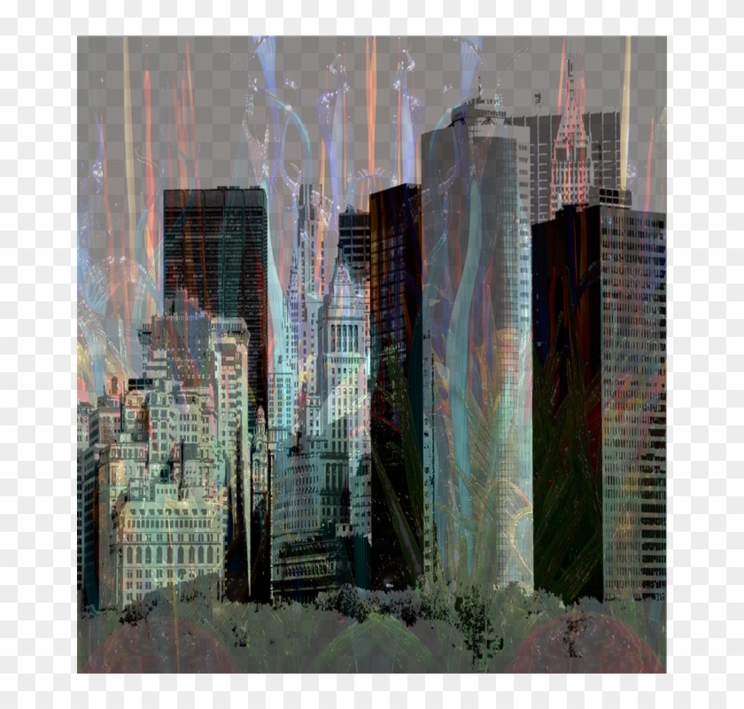 City Color Urban Urban City Town Street Cityscape - Commercial Building Clipart