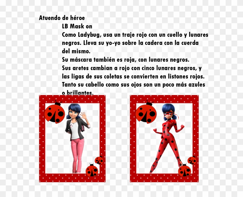 Girls Miraculous Ladybug Cosplay Costume Mask Bag Jumpsuit - Cartoon Clipart