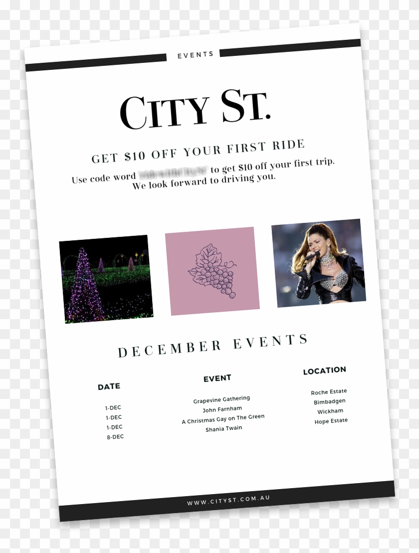 City Street / / City St Pdf Mockup Transparent - Flyer Clipart