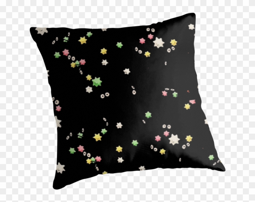 "soot Sprite Eyes 2" Throw Pillows William Mcmeekin - まっくろ くろ すけ 可愛い イラスト Clipart #5979421