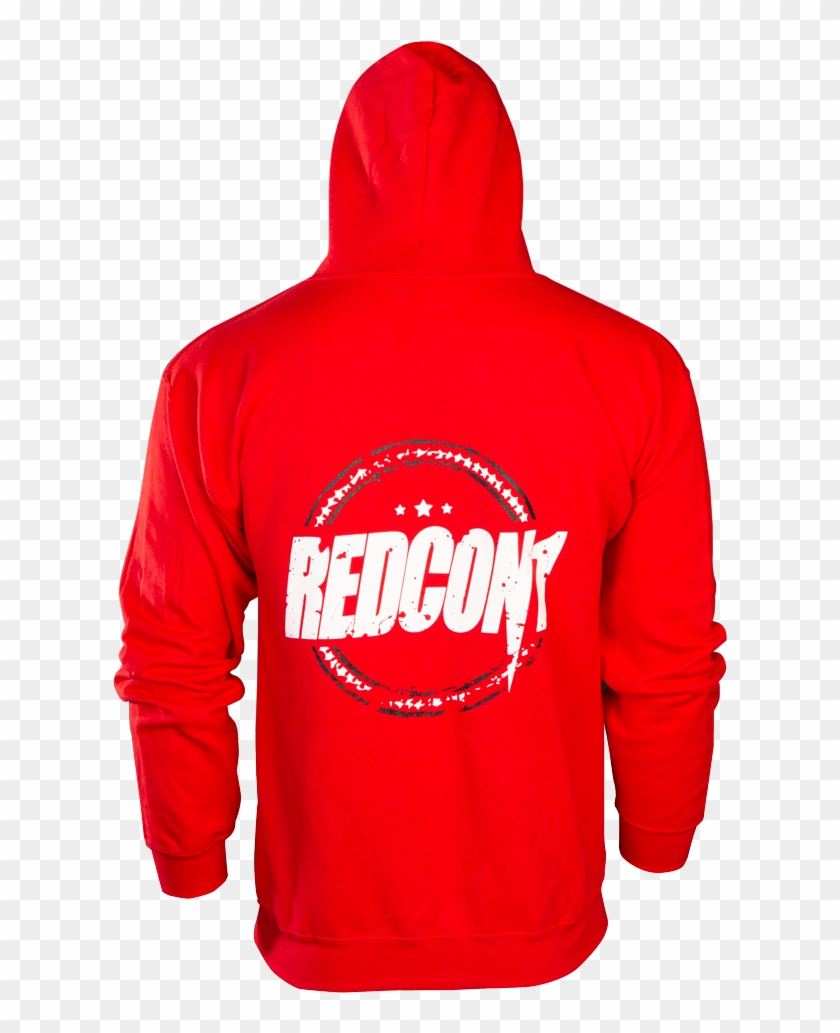 Red Stamp Zip Up Hoodie - Hoodie Clipart #5979813