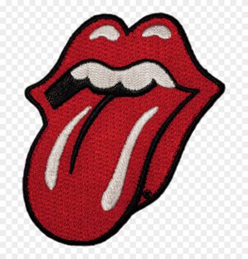 Patch Sticker - Rolling Stones Logo Patch Clipart
