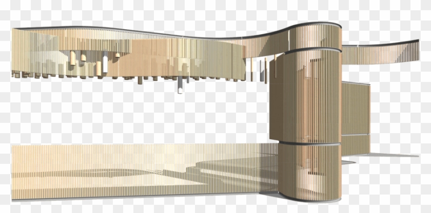 01 Barra Listones - Brutalist Architecture Clipart