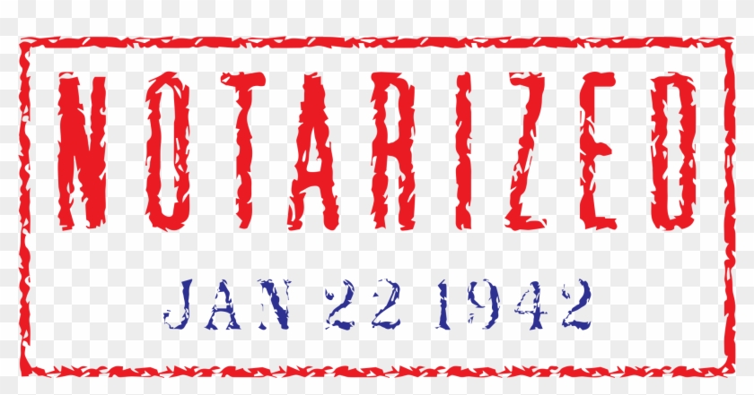 This Free Icons Png Design Of "notarized" Stamp - Moldura Carimbo Png Clipart