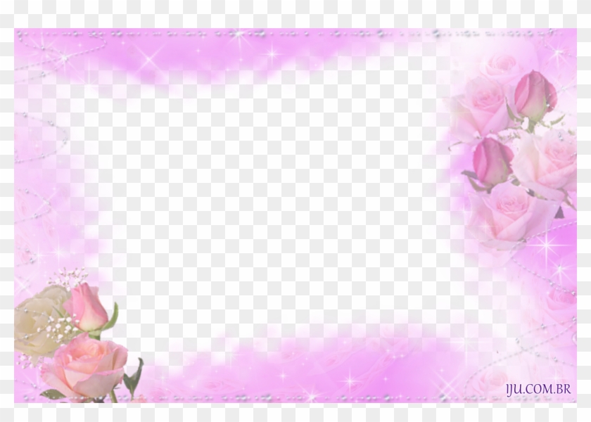 Molduras Para Fotos Flores - Garden Roses Clipart #5980623