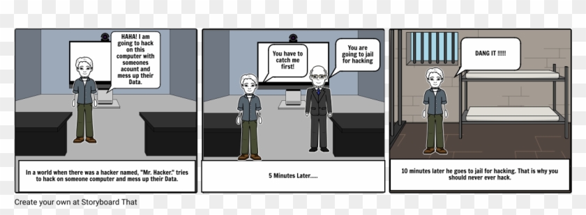 Never Hack - Cartoon Clipart