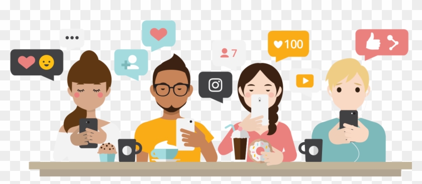 Liderazgo Personal Y Redes Sociales - Adolescentes Padres Y Redes Sociales Clipart #5981630