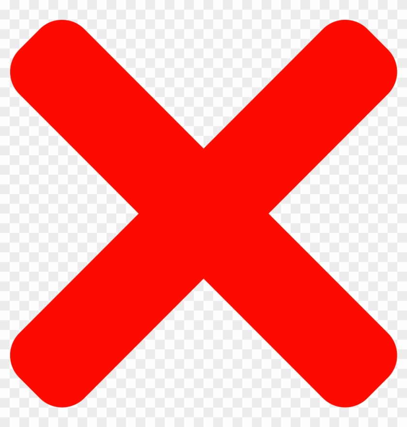 Not Allowed , Png Download - Cross Round Clipart #5982106