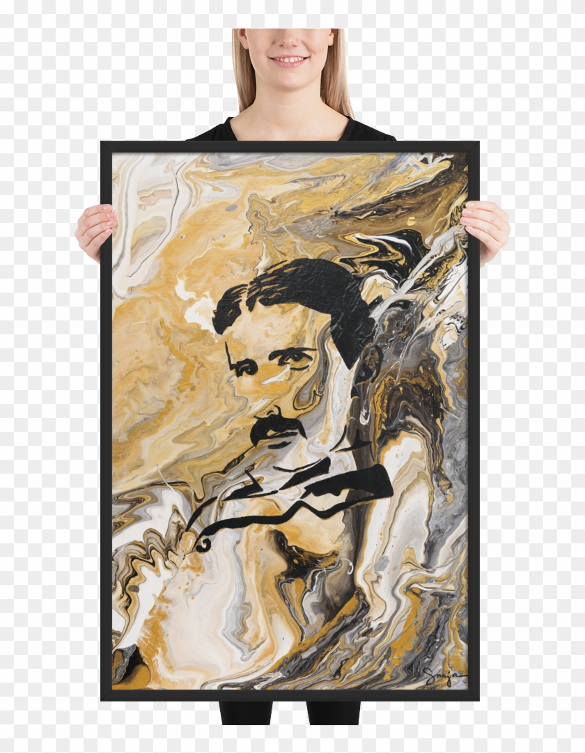 Marble Tesla Framed 2'x3' Enhanced Matte Paper Poster - Wwi Propaganda Poster Clipart #5982607