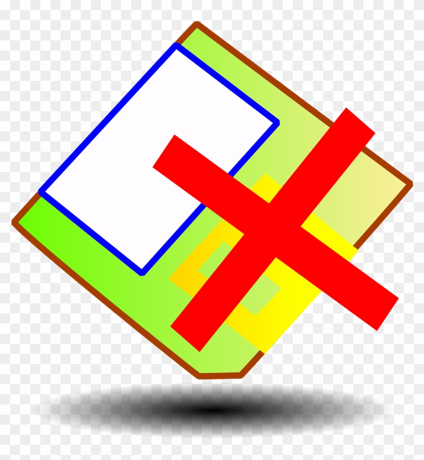 Disc,no,don't - Vector Graphics Clipart