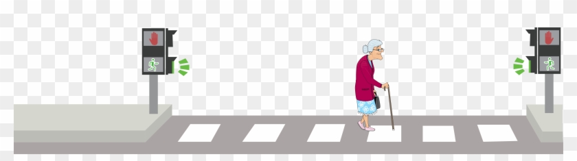 Self-organizing Pedestrian Traffic Lights - Pedestrian Traffic Light Png Clipart #5983317