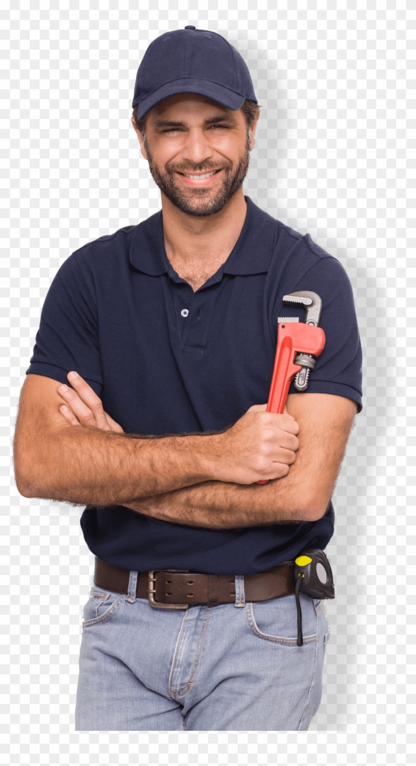 Village Plumbing & Heating - Transparent Plumber Clipart #5983413