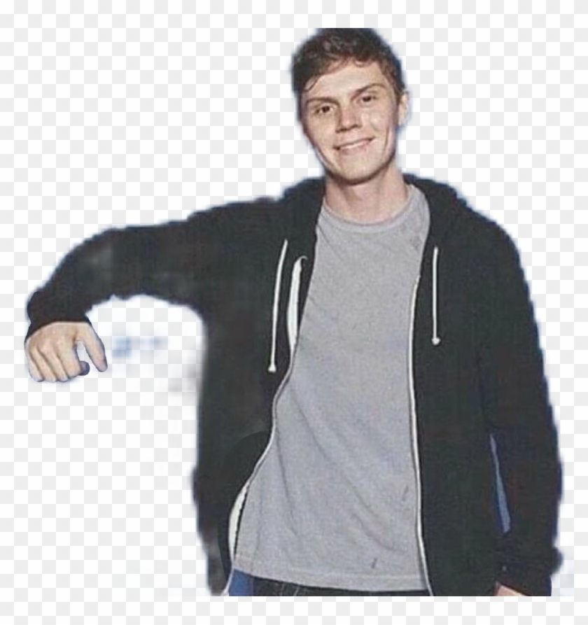 Evan Peters Americanhorrorstory Tatelangdon Kitwalker - Sweatshirt Clipart
