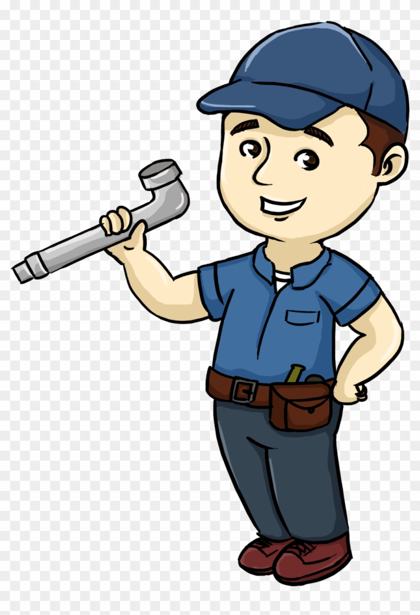 Plumber Logo - Transparent Plumber Cartoon Clipart #5983700