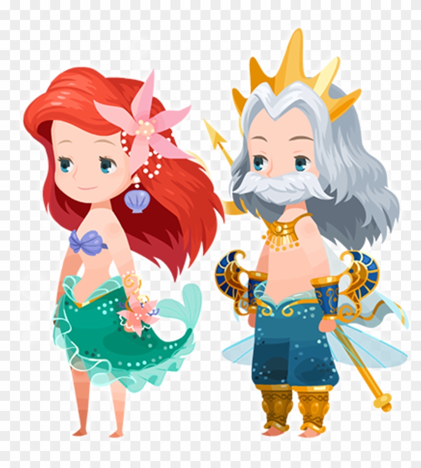 Img - Kingdom Hearts Union X Ariel Clipart #5983756