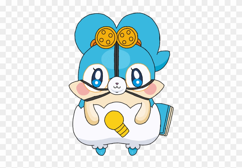 O - S - H - A - K - I - Wearing A Cute Muzzle - Cartoon Clipart