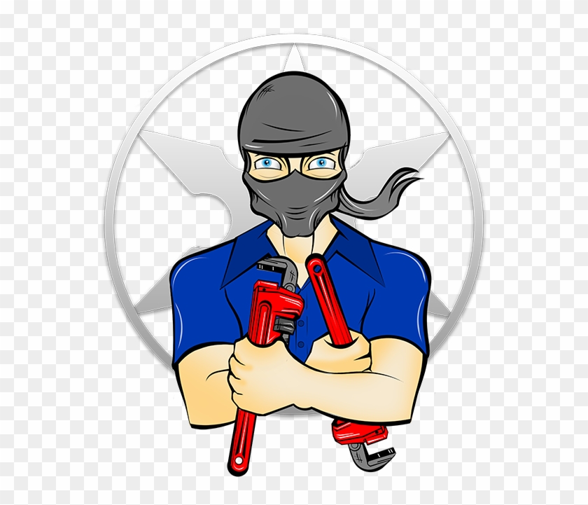Banner Royalty Free Library Home Ninja - Ninja Plumber Clipart