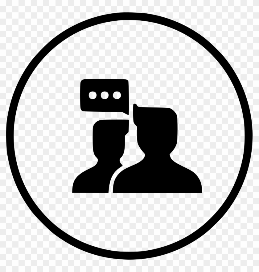 Group Talk Discussion Chat Communication Svg Png Icon - Clip Art Transparent Png #5984190