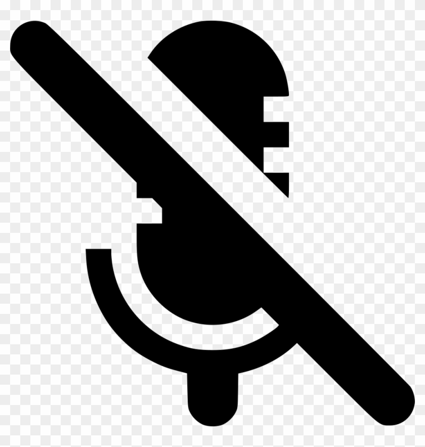 Microphone Mute Comments Clipart (5984345) PikPng
