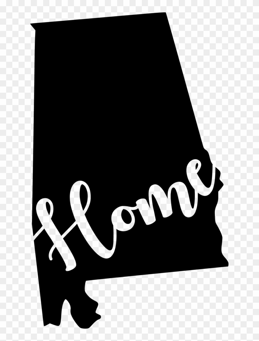 Alabama Home - Calligraphy Clipart