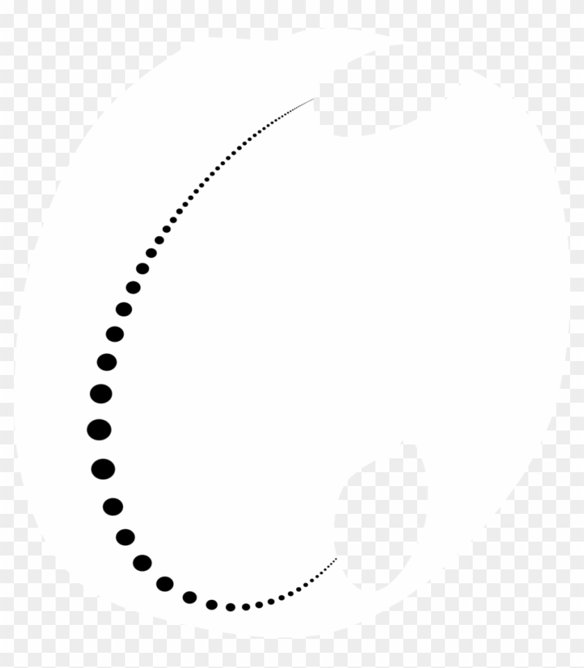 Dotted Curl - Circle Clipart #5984887