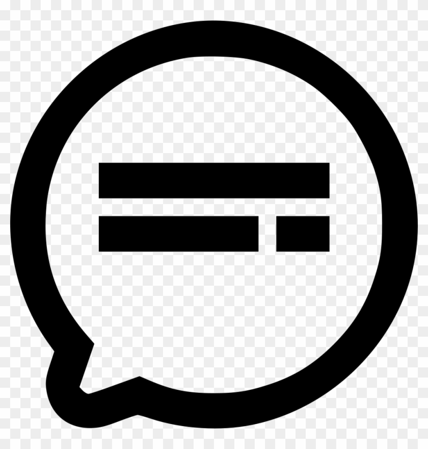 Sms Message Talk Communication Png Icon Free - Circle Clipart