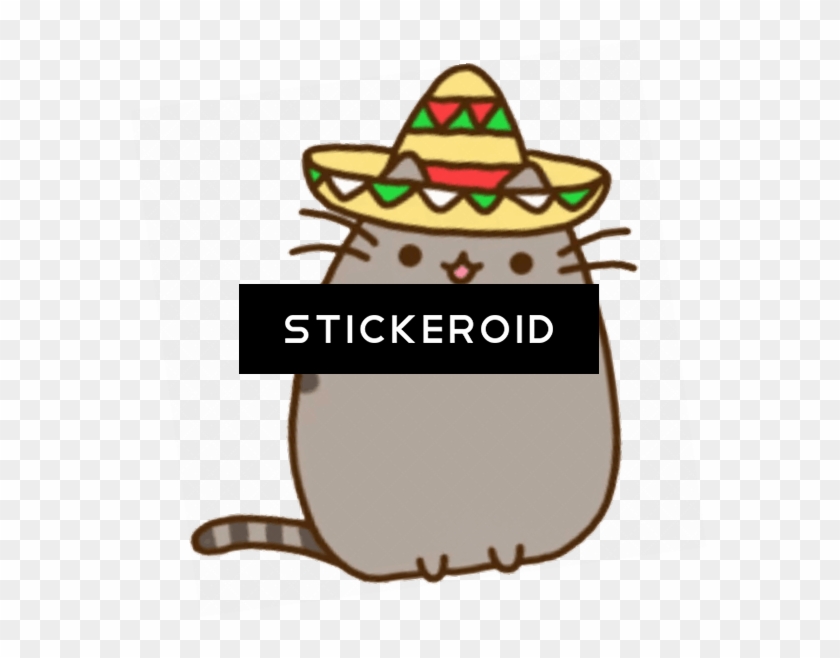 Pusheen Taco , Png Download - Pusheen Cat Mexican Clipart
