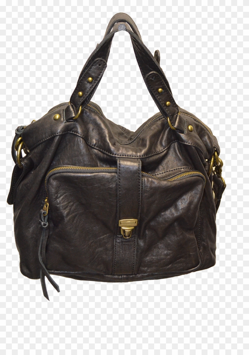Leather Bag - Hobo Bag Clipart